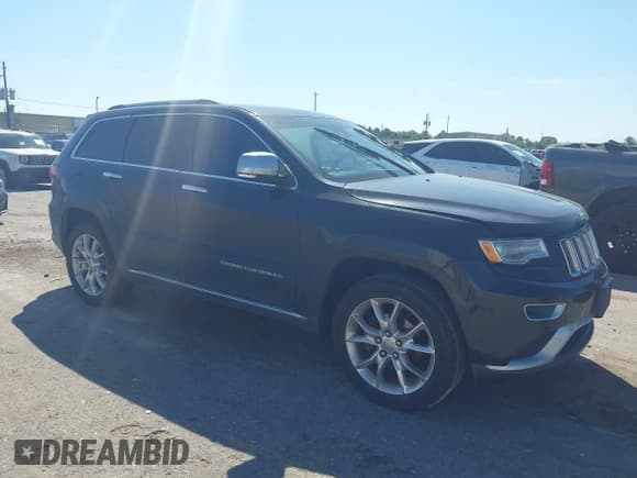 ✅ 2015 Jeep Grand Cherokee Summit • VIN: 1C4RJEJG2FC848708 • Lot: 43331634. Listed on IAAI with 175,969 mi. Free auction sales archive from the USA and detailed vehicle history report at DreamBid. Image 1.