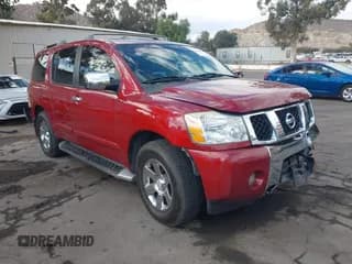 ✅ 2005 Nissan Armada LE • VIN: 5N1AA08B35N727808 • Lot: 43416185. Wystawiony na IAAI z przebiegiem 218 600 mil. Bezpłatny archiwum sprzedaży aukcyjnych z USA i szczegółowy raport historii pojazdu na DreamBid. Zdjęcie 1.