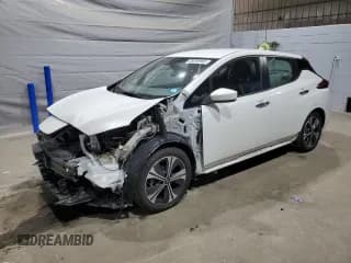 ✅ 2020 Nissan LEAF SV • VIN: 1N4AZ1CP1LC303483 • Лот: 80259905. Опубликован ранее на Copart с пробегом 63 696 миль. Бесплатный доступ к архиву аукционных продаж из США и подробный отчёт об истории автомобиля на DreamBid. Изображение 1.
