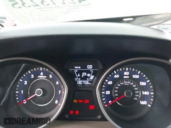 ✅ 2016 Hyundai Elantra SE • VIN: 5NPDH4AE3GH701897 • Lot: 42173235. Listed on IAAI with 130,758 mi. Free auction sales archive from the USA and detailed vehicle history report at DreamBid. Image 7.