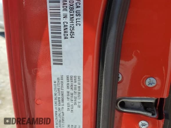 ✅ 2022 Dodge Charger SXT • VIN: 2C3CDXBGXNH125454 • Lot: 66493335. Listed on Copart with 69,994 mi. Free auction sales archive from the USA and detailed vehicle history report at DreamBid. Image 13.