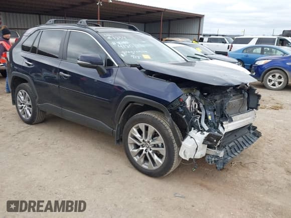 ✅ 2022 Toyota RAV4 Limited • VIN: 2T3Y1RFV2NW231234 • Lot: 41208482. Listed on IAAI with 51,239 mi. Free auction sales archive from the USA and detailed vehicle history report at DreamBid. Image 1.