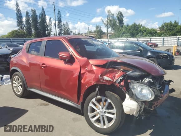 ✅ 2015 Nissan Juke SV • VIN: JN8AF5MR7FT511161 • Lot: 89554765. Listed on Copart with 53,165 mi. Free auction sales archive from the USA and detailed vehicle history report at DreamBid. Image 4.