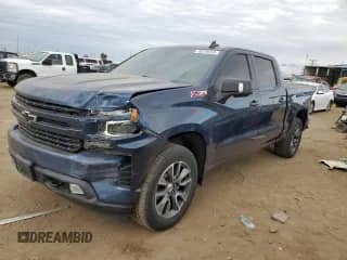 2021 Chevrolet Silverado 1500 RST z VIN 3GCUYEED1MG154253, wystawiony jako Copart lot #78278244 z przebiegiem 99 936 mil mil oraz Szkoda całkowita • Salvage title. Historia ofert i sprzedaży dostępna na DreamBid. Obrazek 1.