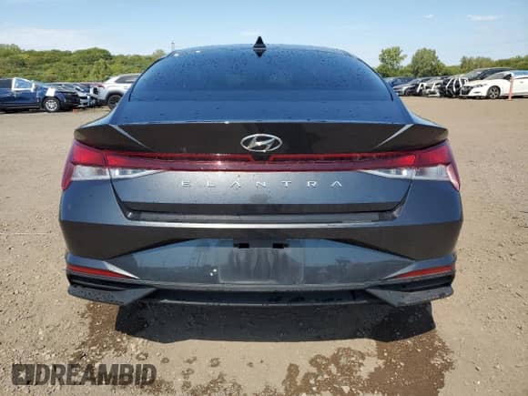 2022 Hyundai Elantra SEL with VIN 5NPLM4AG4NH077436, listed as a Copart auction lot 80162465 with 44,948 mi miles and Salvage title. Bid and sale history available at DreamBid. Image 6.
