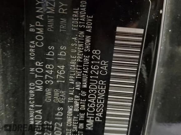 ✅ 2013 Hyundai Veloster w/Gray Int • VIN: KMHTC6AD3DU126128 • Lot: 85567984. Wystawiony na Copart z przebiegiem 70 231 mil. Bezpłatny archiwum sprzedaży aukcyjnych z USA i szczegółowy raport historii pojazdu na DreamBid. Zdjęcie 13.