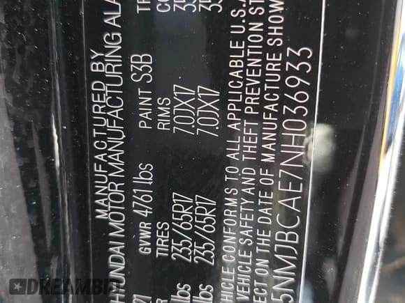 ✅ 2022 Hyundai Tucson SEL • VIN: 5NMJBCAE7NH036933 • Lot: 60405683. Wystawiony na Copart z przebiegiem 10 838 mil. Bezpłatny archiwum sprzedaży aukcyjnych z USA i szczegółowy raport historii pojazdu na DreamBid. Zdjęcie 13.