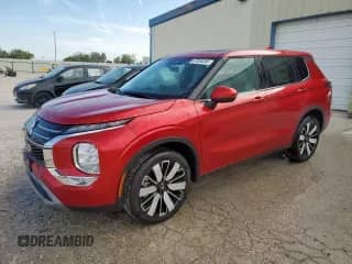 2025 Mitsubishi Outlander SE z VIN JA4J3VA85SZ022632, wystawiony jako Copart lot #67326305 z przebiegiem 8 mil mil oraz Szkoda całkowita • Salvage title. Historia ofert i sprzedaży dostępna na DreamBid. Obrazek 1.