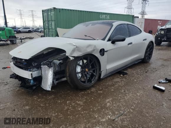 ✅ 2024 Porsche Taycan GTS • VIN: WP0AD2Y15RSA47157 • Lot: 43375725. Listed on Copart with 1,555 mi. Free auction sales archive from the USA and detailed vehicle history report at DreamBid. Image 1.