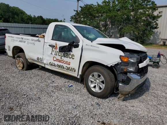 2022 Chevrolet Silverado 1500 Work Truck z VIN 3GCNWAED1NG202824, wystawiony jako Copart lot #60652915 z przebiegiem 56 196 mil mil oraz Szkoda całkowita • Salvage title. Historia ofert i sprzedaży dostępna na DreamBid. Obrazek 4.