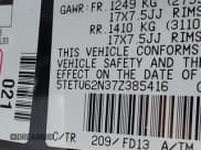 ✅ 2007 Toyota Tacoma PreRunner • VIN: 5TETU62N37Z385416 • Lot: 41053744. Listed on IAAI with 169,614 mi. Free auction sales archive from the USA and detailed vehicle history report at DreamBid. Image 9.