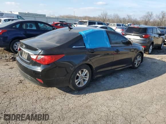 2014 Hyundai Sonata GLS with VIN 5NPEB4AC9EH857542, listed as a Copart auction lot 36860484 with Not provided miles and Salvage title. Bid and sale history available at DreamBid. Image 3.