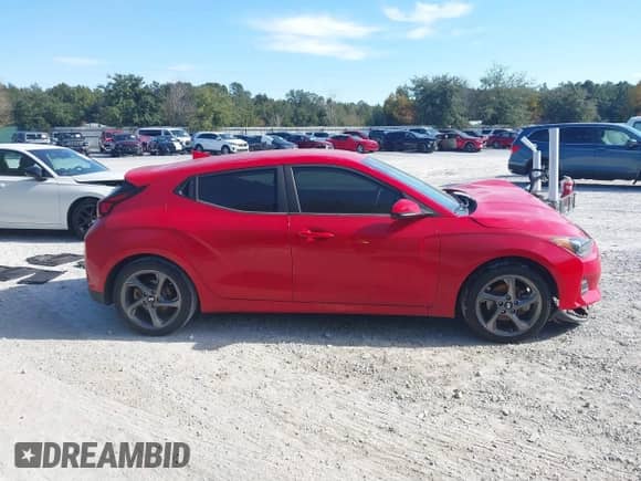 2019 Hyundai Veloster Premium with VIN KMHTG6AF4KU016305, listed as a IAAI auction lot 41016439 with 80,676 mi miles and . Bid and sale history available at DreamBid. Image 12.