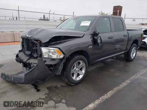 ✅ 2015 Ram 1500 Express • VIN: 1C6RR6KT7FS789257 • Lot: 42487877. Listed on IAAI with 100,481 mi. Free auction sales archive from the USA and detailed vehicle history report at DreamBid. Image 2.