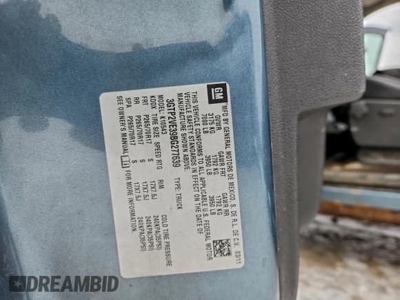 ✅ 2011 GMC Sierra 1500 SLE • VIN: 3GTP2VE39BG277639 • Lot: 95487755. Listed on Copart with 190,346 mi. Free auction sales archive from the USA and detailed vehicle history report at DreamBid. Image 12.