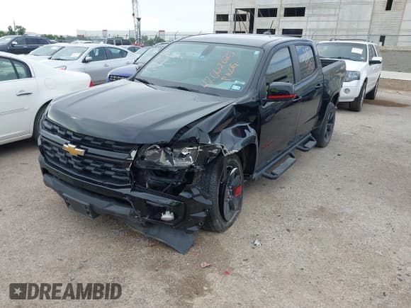 ✅ 2021 Chevrolet Colorado 4WD LT • VIN: 1GCGTCEN5M1196738 • Lot: 42602025. Listed on IAAI with 52,731 mi. Free auction sales archive from the USA and detailed vehicle history report at DreamBid. Image 2.