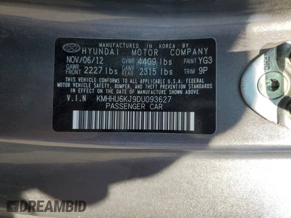 2013 Hyundai Genesis Coupe R-Spec с VIN KMHHU6KJ9DU093627, выставлен на аукционе Copart как лот 87671375 с пробегом 111 223 миль миль и Списание • Salvage title. История ставок и продаж доступна на DreamBid. Изображение 12.