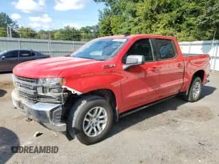 2021 Chevrolet Silverado 1500 LT z VIN 3GCUYDED1MG404875, wystawiony jako Copart lot #85276355 z przebiegiem 104 328 mil mil oraz Szkoda całkowita • Salvage title. Historia ofert i sprzedaży dostępna na DreamBid. Obrazek 1.