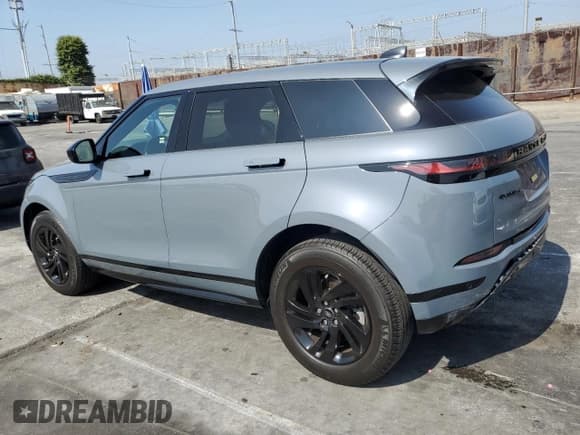 ✅ 2023 Land Rover Range Rover Evoque R-Dynamic S • VIN: SALZT2FX4PH212080 • Lot: 59180325. Listed on Copart with 15,628 mi. Free auction sales archive from the USA and detailed vehicle history report at DreamBid. Image 2.