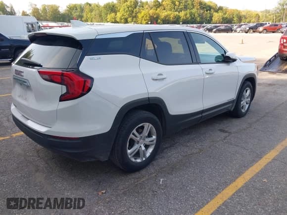 ✅ 2020 GMC Terrain SLE • VIN: 3GKALMEVXLL191056 • Lot: 43227691. Listed on IAAI with 48,754 mi. Free auction sales archive from the USA and detailed vehicle history report at DreamBid. Image 4.