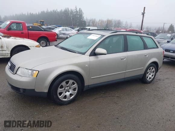 ✅ 2002 Audi A4 1.8T • VIN: WAUVC68E22A265626 • Lot: 43815065. Listed on IAAI with 187,997 mi. Free auction sales archive from the USA and detailed vehicle history report at DreamBid. Image 2.
