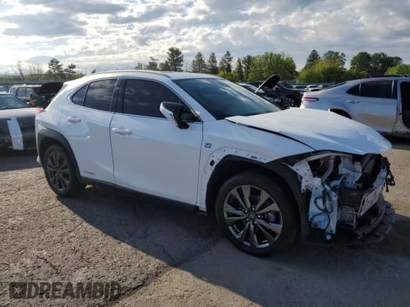 ✅ 2020 Lexus UX 250h F Sport • VIN: JTHR9JBH6L2036806 • Lot: 55827085. Listed on Copart with 45,122 mi. Free auction sales archive from the USA and detailed vehicle history report at DreamBid. Image 4.