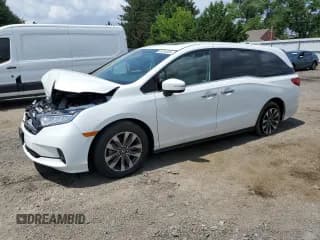 ✅ 2022 Honda Odyssey EX-L • VIN: 5FNRL6H79NB065652 • Лот: 65781605. Опубликован ранее на Copart с пробегом Не указан. Бесплатный доступ к архиву аукционных продаж из США и подробный отчёт об истории автомобиля на DreamBid. Изображение 1.