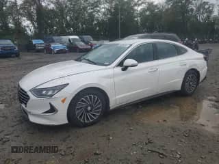 2021 Hyundai Sonata SEL z VIN KMHL34JJ4MA033890, wystawiony jako Copart lot #85086635 z przebiegiem 35 404 mil mil oraz Szkoda całkowita • Salvage title. Historia ofert i sprzedaży dostępna na DreamBid. Obrazek 1.