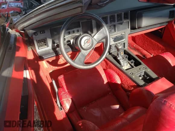 1989 Chevrolet Corvette with VIN 1G1YY3186K5112706, listed as a Copart auction lot 60159445 with 91,514 mi miles and Salvage title. Bid and sale history available at DreamBid. Image 8.