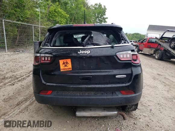 ✅ 2019 Jeep Compass Latitude • VIN: 3C4NJCBB0KT855595 • Lot: 58997955. Listed on Copart with Not provided. Free auction sales archive from the USA and detailed vehicle history report at DreamBid. Image 6.