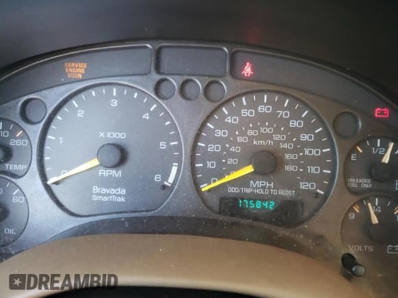 ✅ 1999 Oldsmobile Bravada • VIN: 1GHDT13W1X2707678 • Lot: 88686715. Listed on Copart with 175,842 mi. Free auction sales archive from the USA and detailed vehicle history report at DreamBid. Image 9.