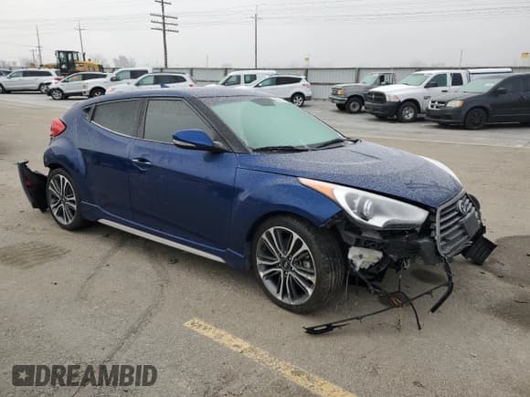 ✅ 2017 Hyundai Veloster Turbo • VIN: KMHTC6AE8HU314853 • Lot: 82871824. Wystawiony na Copart z przebiegiem 58 153 mil. Bezpłatny archiwum sprzedaży aukcyjnych z USA i szczegółowy raport historii pojazdu na DreamBid. Zdjęcie 4.
