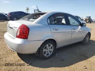 2008 Hyundai Accent GLS with VIN KMHCN46C08U235926, listed as a Copart auction lot 69801045 with 201,176 mi miles and Salvage title. Bid and sale history available at DreamBid. Image 3.