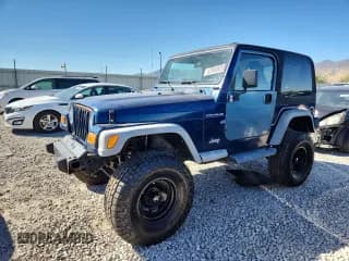 ✅ 2001 Jeep Wrangler SE • VIN: 1J4FA29PX1P372693 • Lot: 83862835. Listed on Copart with 132,933 mi. Free auction sales archive from the USA and detailed vehicle history report at DreamBid. Image 1.