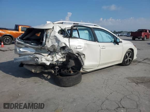 2020 Subaru Impreza Premium with VIN 4S3GTAV65L3705730, listed as a Copart auction lot 64436315 with 81,575 mi miles and Salvage title. Bid and sale history available at DreamBid. Image 3.