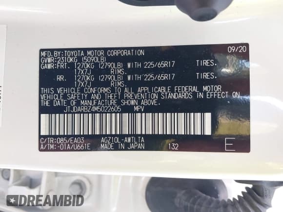 ✅ 2021 Lexus NX 300 • VIN: JTJDARBZ4M5022605 • Lot: 42744834. Wystawiony na IAAI z przebiegiem 37 786 mil. Bezpłatny archiwum sprzedaży aukcyjnych z USA i szczegółowy raport historii pojazdu na DreamBid. Zdjęcie 9.