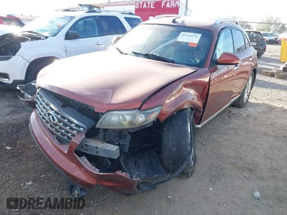 ✅ 2008 Infiniti FX • VIN: JNRAS08W88X209531 • Lot: 43356574. Wystawiony na IAAI z przebiegiem 163 593 mil. Bezpłatny archiwum sprzedaży aukcyjnych z USA i szczegółowy raport historii pojazdu na DreamBid. Zdjęcie 2.