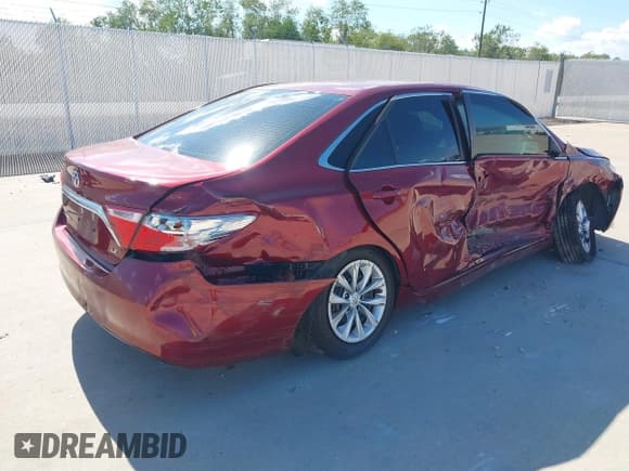 ✅ 2017 Toyota Camry XLE • VIN: 4T1BF1FK5HU651470 • Lot: 43557567. Listed on IAAI with 53,455 mi. Free auction sales archive from the USA and detailed vehicle history report at DreamBid. Image 4.