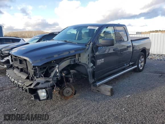 2019 Ram 1500 Express with VIN 1C6RR7FG8KS506555, listed as a Copart auction lot 41378985 with 78,720 mi miles and Salvage title. Bid and sale history available at DreamBid. Image 1.
