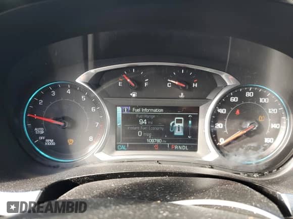 2019 Chevrolet Traverse LT Cloth with VIN 1GNEVGKW2KJ221654, listed as a Copart auction lot 87098395 with 109,780 mi miles and Salvage title. Bid and sale history available at DreamBid. Image 9.