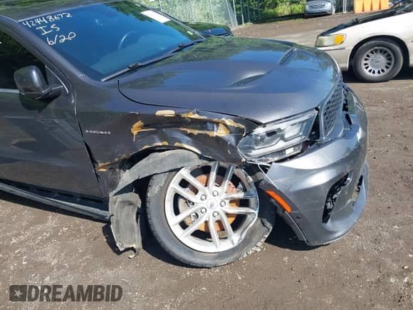 2021 Dodge Durango R/T with VIN 1C4SDJCT4MC764432, listed as a IAAI auction lot 42448672 with 48,756 mi miles and . Bid and sale history available at DreamBid. Image 6.