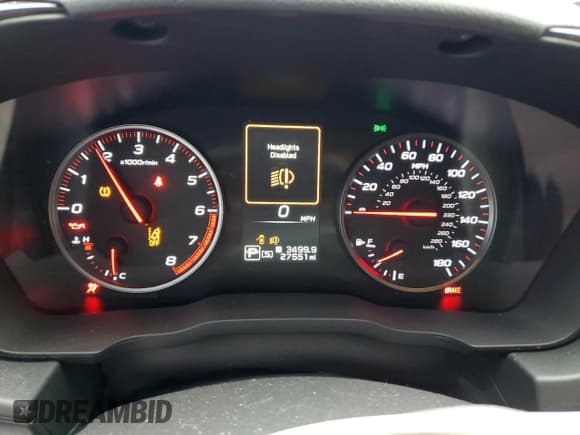 ✅ 2022 Subaru WRX Premium • VIN: JF1VBAH6XN8028840 • Lot: 92875275. Listed on Copart with 27,551 mi. Free auction sales archive from the USA and detailed vehicle history report at DreamBid. Image 9.