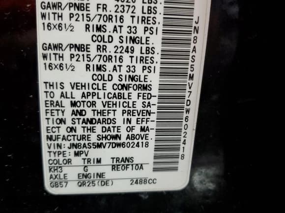 ✅ 2013 Nissan Rogue S • VIN: JN8AS5MV7DW602418 • Lot: 67838805. Wystawiony na Copart z przebiegiem 200 892 mil. Bezpłatny archiwum sprzedaży aukcyjnych z USA i szczegółowy raport historii pojazdu na DreamBid. Zdjęcie 13.