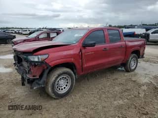 2023 Chevrolet Colorado 2WD Work Truck z VIN 1GCPSBEK0P1149060, wystawiony jako Copart lot #47033975 z przebiegiem Nie podano mil oraz Szkoda całkowita • Salvage title. Historia ofert i sprzedaży dostępna na DreamBid. Obrazek 1.