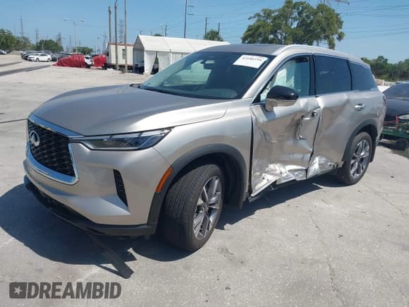 ✅ 2024 Infiniti QX60 Luxe • VIN: 5N1DL1FR3RC346815 • Lot: 42186194. Listed on IAAI with 4,171 mi. Free auction sales archive from the USA and detailed vehicle history report at DreamBid. Image 2.