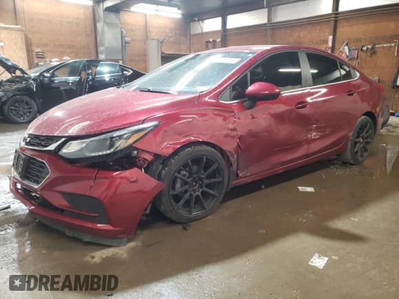 ✅ 2017 Chevrolet Cruze LT • VIN: 1G1BE5SM5H7168753 • Lot: 59969083. Listed on Copart with 68,749 mi. Free auction sales archive from the USA and detailed vehicle history report at DreamBid. Image 1.