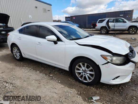 ✅ 2015 Mazda 6 i Sport • VIN: JM1GJ1U51F1204767 • Lot: 90309745. Listed on Copart with 187,544 mi. Free auction sales archive from the USA and detailed vehicle history report at DreamBid. Image 4.