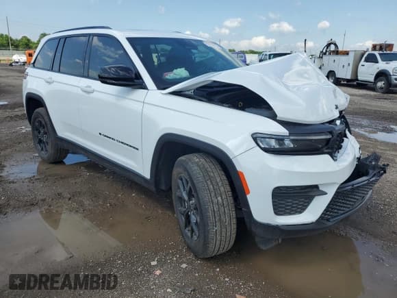 ✅ 2025 Jeep Grand Cherokee Altitude X • VIN: 1C4RJHAG1SC284822 • Lot: 53756115. Listed on Copart with 3,196 mi. Free auction sales archive from the USA and detailed vehicle history report at DreamBid. Image 4.