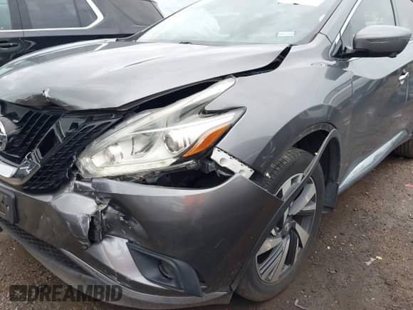 2017 Nissan Murano S with VIN 5N1AZ2MG9HN174415, listed as a IAAI auction lot 42483470 with 106,516 mi miles and . Bid and sale history available at DreamBid. Image 6.