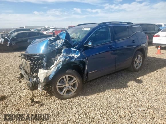 ✅ 2021 GMC Terrain SLE • VIN: 3GKALTEV6ML386860 • Лот: 91395015. Опубликован ранее на Copart с пробегом Не указан. Бесплатный доступ к архиву аукционных продаж из США и подробный отчёт об истории автомобиля на DreamBid. Изображение 1.